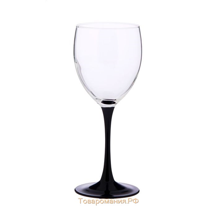 Набор стеклянных бокалов для вина «Домино», 350 мл, 6 шт