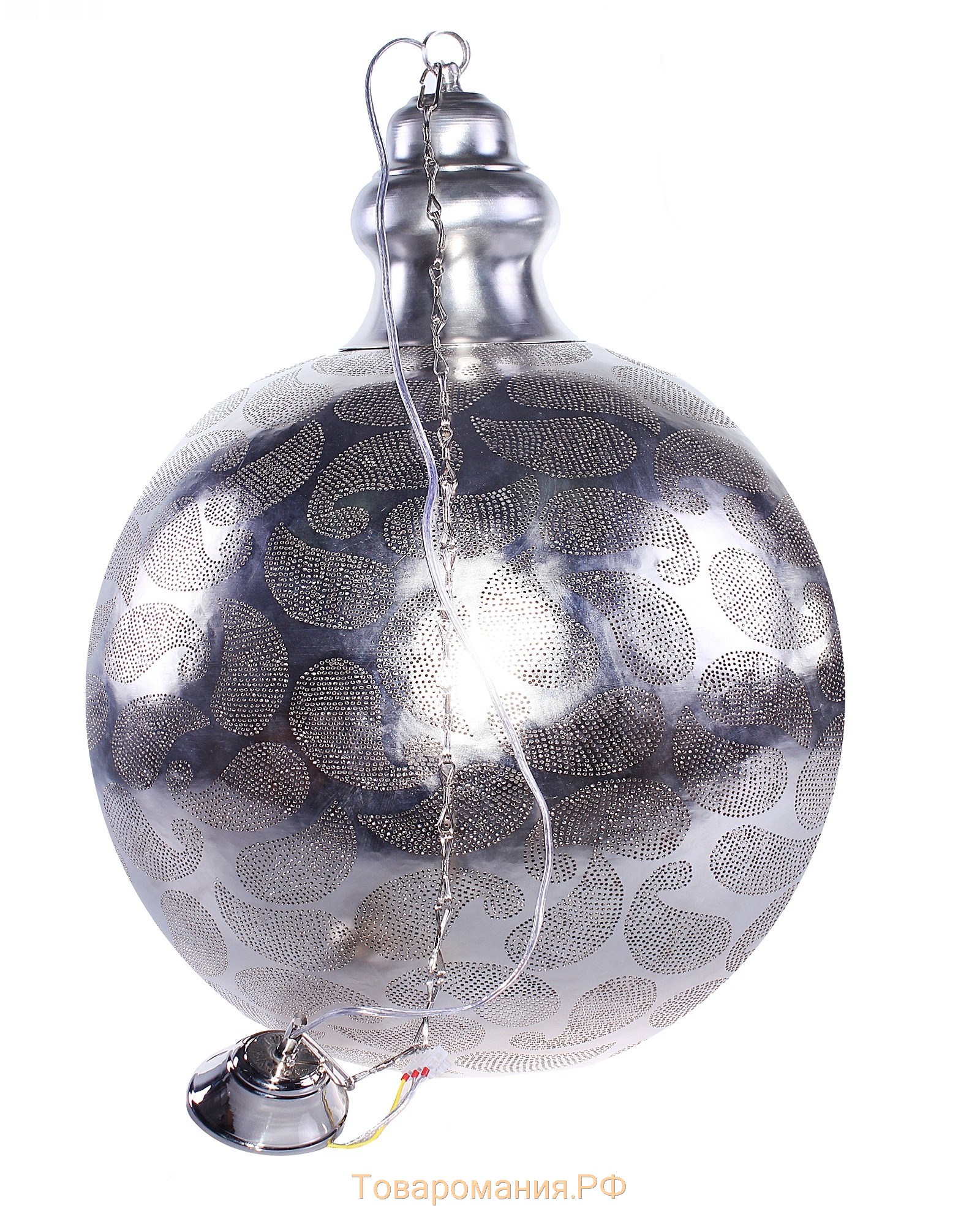 Люстра-шар "Paisley" от сети, 55 × 57 см
