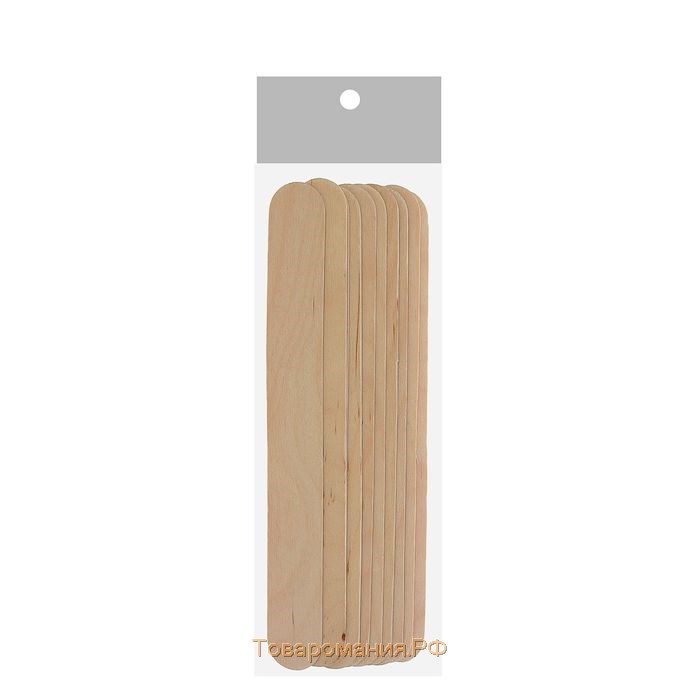 Шпатели для депиляции, деревянные, 15 × 1,7 см, 10 шт