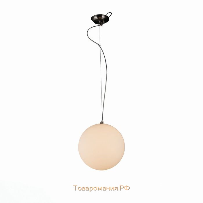 Светильник подвесной St Luce. SL290.513.01. Piegare. 1х40 Вт, E27, 35х35х29 см, цвет никель