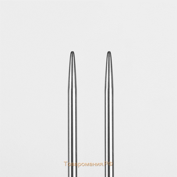 Спицы круговые, для вязания, с металлическим тросом, d = 4 мм, 14/80 см