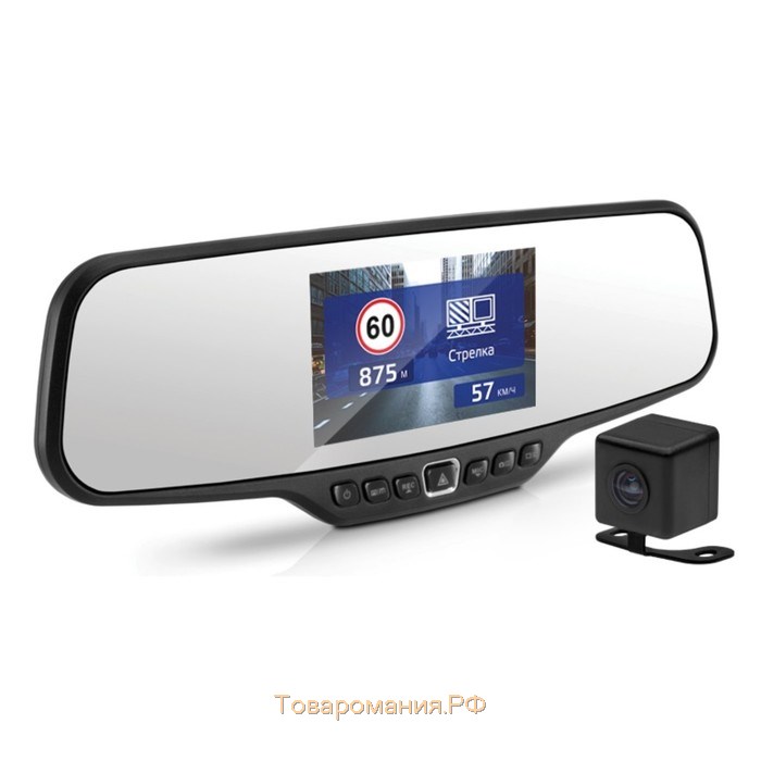 Видеорегистратор Neoline G-tech X27 Dual GPS, две камеры, 4.3", обзор 150°, 1920x1080