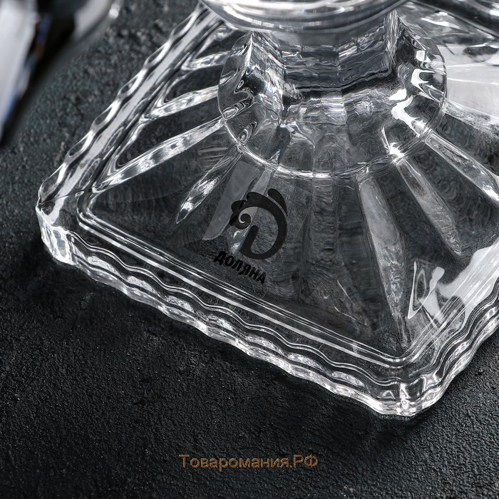 Диспенсер для напитков стеклянный Magistro «Сияние», 2,7 л, 17×50 см