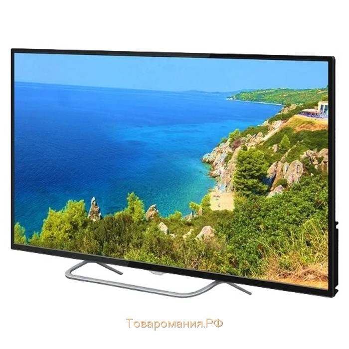 Телевизор Polarline 55PU11TC-SM, 55", 3840x2160, DVB-T2, 3xHDMI,2xUSB, SmartTV, чёрный