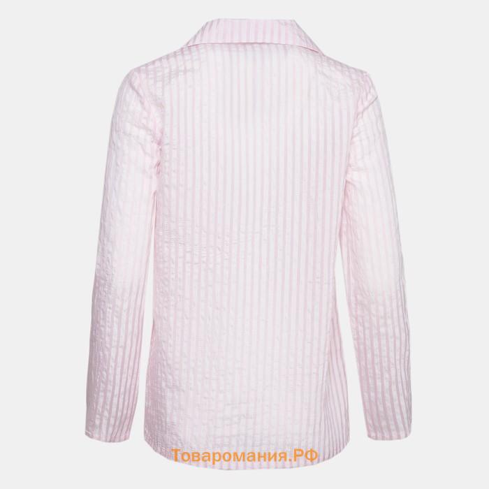 Рубашка женская MINAKU: Light touch цвет розовый, р-р 44