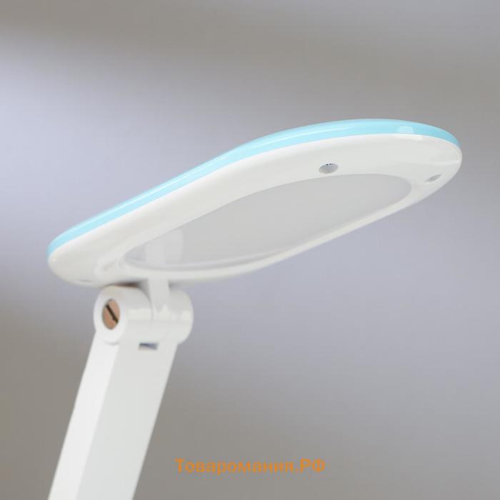 Лампа настольная сенсорная 16102/1 LED 2,5Вт 3 режима +ночник USB АКБ белый 14х7,5х37 см RISALUX  50