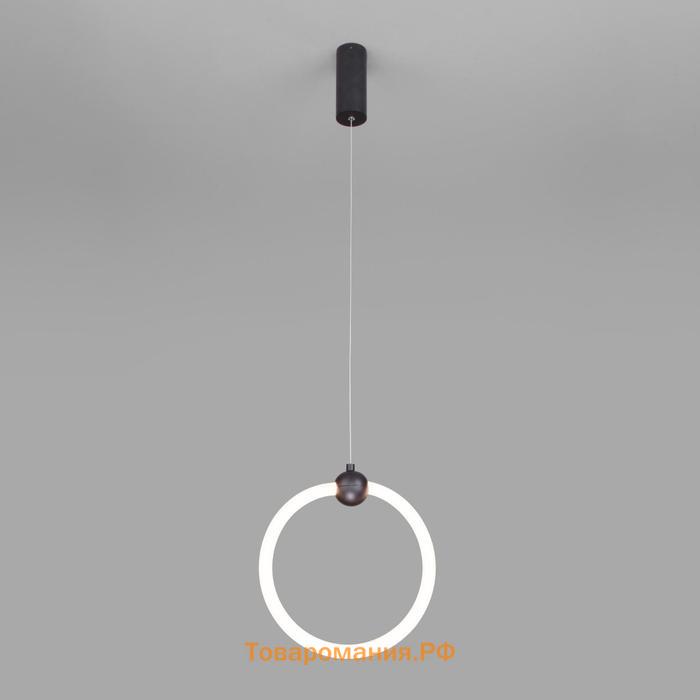 Светильник Rim, 15Вт LED, 880лм, 4200К, цвет чёрный