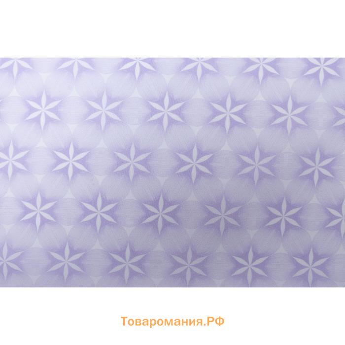 Рулонная штора «Калейдоскоп», 80х160 см, цвет сирень