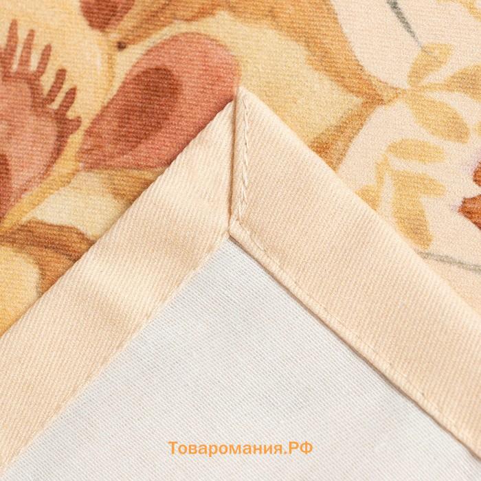 Набор столовый "" Floral pattern скатерть 147*219 +/-2см с ГМВО, салф. 40х40 см - 12 шт