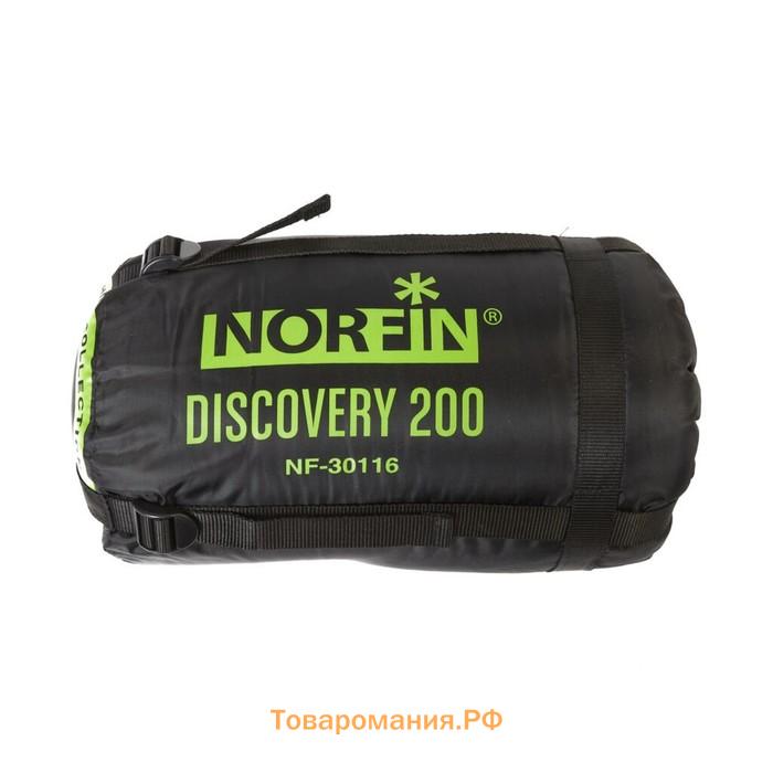 Спальный мешок Norfin Discovery 200, кокон, 1 слой, правый, 220х80 см, +7°C