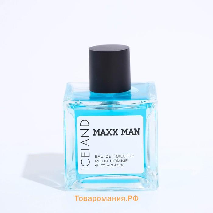 Туалетная вода мужская Maxx Man Iceland, 100 мл (по мотивам Mexx Ice Touch Man)