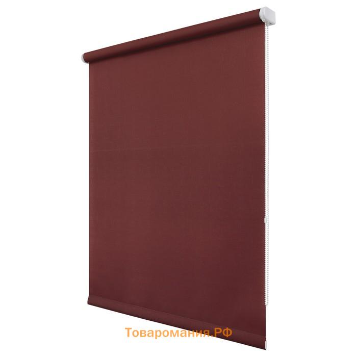 Рулонная штора «Шантунг», 85х175 см, цвет красный