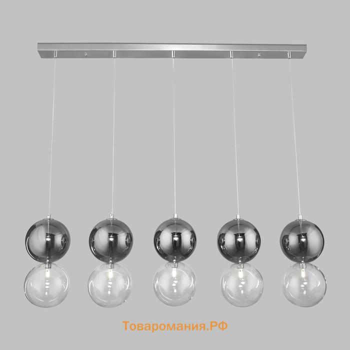 Подвесной светильник со стеклянными плафонами Selisa, 3Вт, G4, 100x15 см