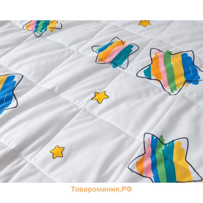 Постельное бельё с одеялом 1.5 сп Sofi De Marko «Листья», размер 160х230 см, 160х220 см, 50х70 см, цвет жёлтый