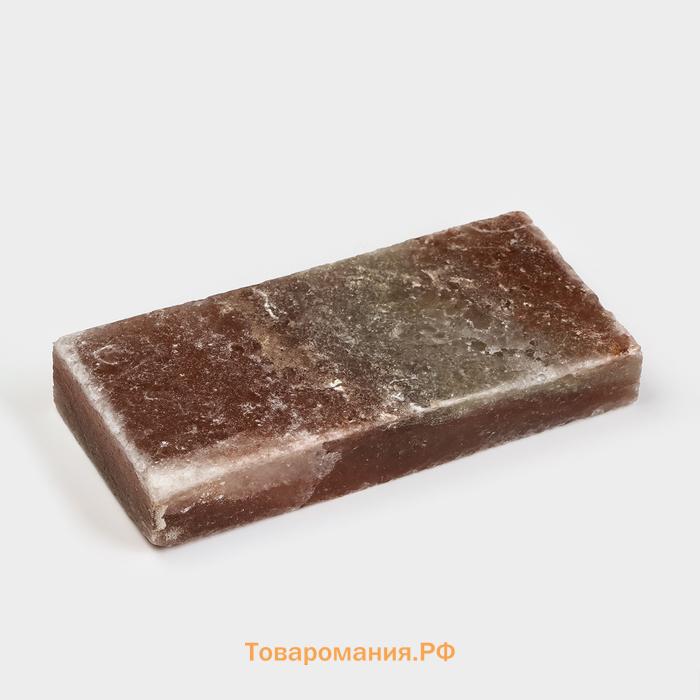 Кирпич из иранской горной соли, 20×10×3 см, микс