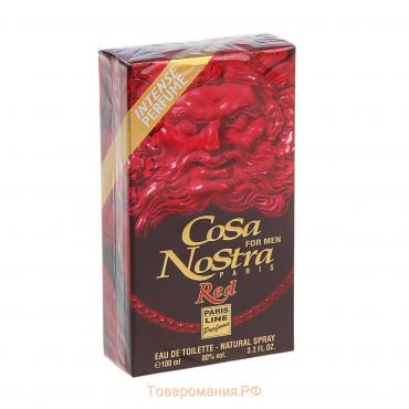 Туалетная вода мужская Cosa Nostra Red Intense Perfume, 100 мл