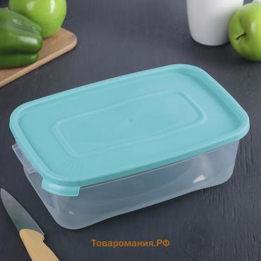 Контейнер для продуктов «Каскад», 2,2 л, прозрачный, крышка микс