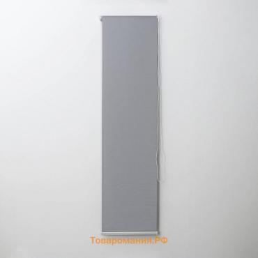 Штора рулонная «Механика», 50×180 см (с учётом креплений 3,5 см), цвет серый