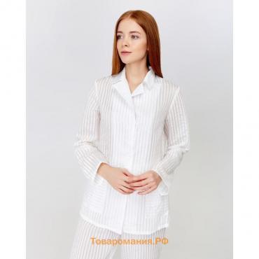 Рубашка женская MINAKU: Light touch цвет белый, р-р 48