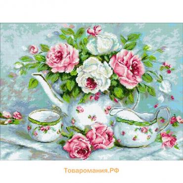 Набор алмазной мозаики «Розовый чай»