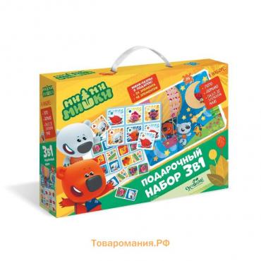 Подарочный набор 3в1 «МиМиМишки. Лото, домино,35 Гиг», 2 пазла