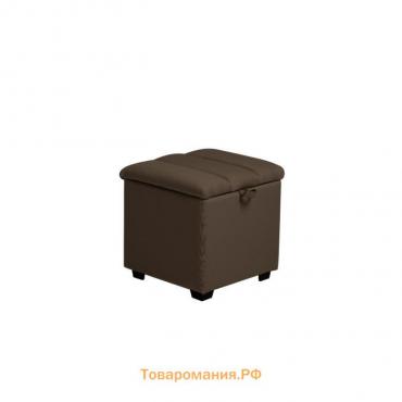 Пуф Осло мини 400х400х410 Рогожка CHOCOLATE