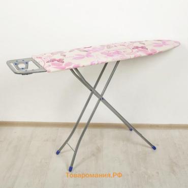 Доска гладильная Nika «Белль Классик 1», 111,5×34,5 см, два положения высоты 70, 80 см, европодставка, рисунок МИКС