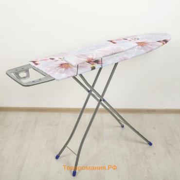 Доска гладильная Nika «Белль Классик 2», 122×34 см, два положения высоты 70, 80 см, европодставка, МИКС