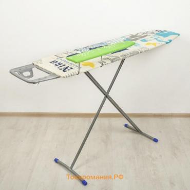 Доска гладильная Nika «Ника 3», 123×34,5 см, два положения высоты 70,85 см, цвет МИКС